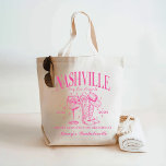 Anpassningsbar Nashville Bachelorette Rodeo Cockta Tygkasse<br><div class="desc">Anpassningsbar Nashville Bachelorette Rodeo Cocktail</div>