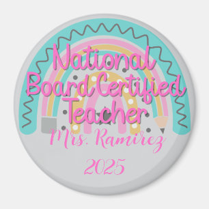 Anpassningsbar National Board Auktoriserad Teacher Magnet