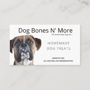 Anpassningsbar Naturligt Gourmet Hund Trets bakver Visitkort