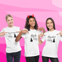 Anpassningsbar Naughty Batchelorette Bridesmaid fr