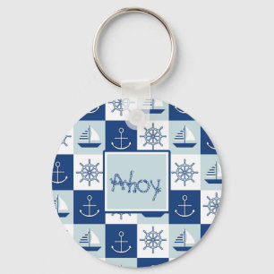 Anpassningsbar Nautical Nyckelring