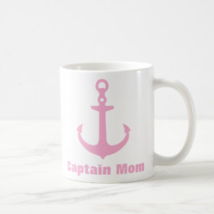 Anpassningsbar Nautical Rosa Anchor Mugg