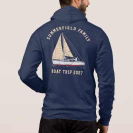 Anpassningsbar Nautisk matchande familj vid årsbåt T Shirt