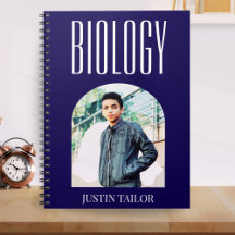 Anpassningsbar Navy Biology Photo Namn Boys Gift I