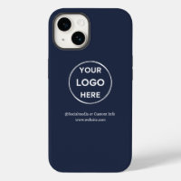 Anpassningsbar Navy Blue Business Logotyp Branded
