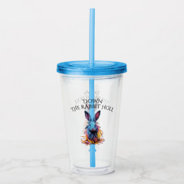 Anpassningsbar nedströms kaninen Hål Blue Bunny Take Away Mugg