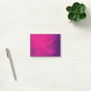 Anpassningsbar Neon Rosa Gradient Fästisar Post-it Block