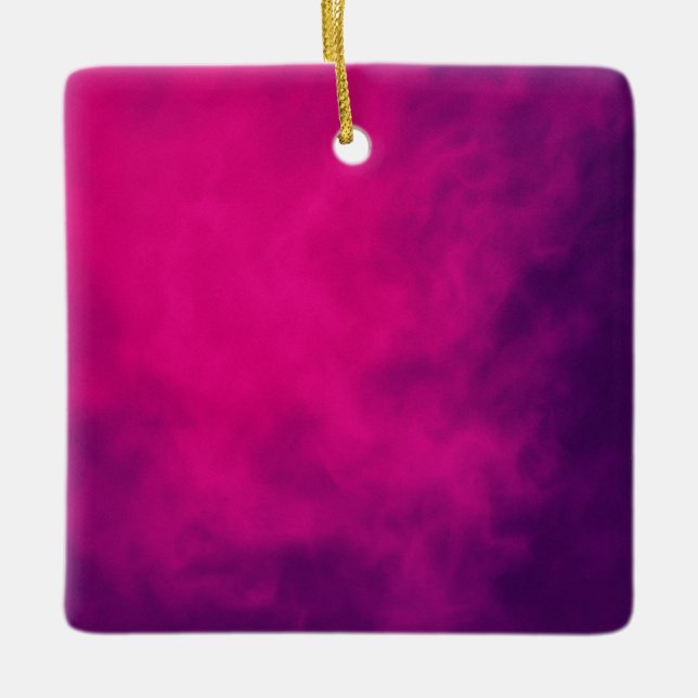 Anpassningsbar Neon Rosa Ornament (Framsida)