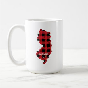 Anpassningsbar New jersey State Hometown Play-jul Kaffemugg