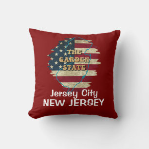 Anpassningsbar New jersey-staten Dekorativ kudde