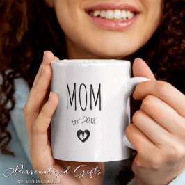 Anpassningsbar New mamma eller New Grandma Gift Kaffemugg