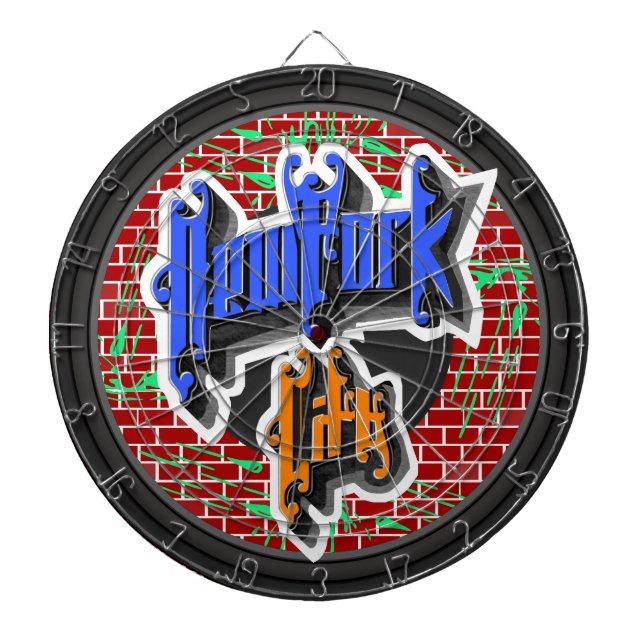 Anpassningsbar New York City Darttavla (Framsidan)