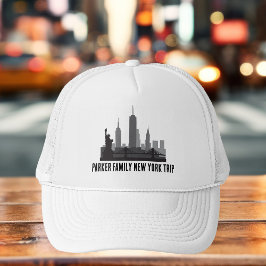 Anpassningsbar New York Resa Skyline Frihetsgudinn Keps