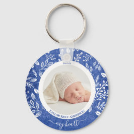 Anpassningsbar Newborn Photo Nyckelring