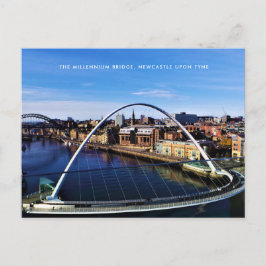 Anpassningsbar Newcastle Millennium Bridge-foto Vykort