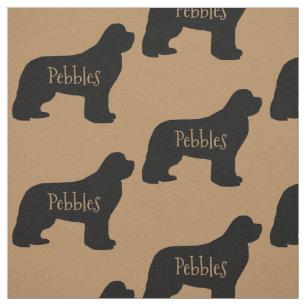 Anpassningsbar Newfoundland Hund Fabric Tyg