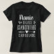 Anpassningsbar Nickname | Mormor för gammal Dam T Shirt (Design framsida)