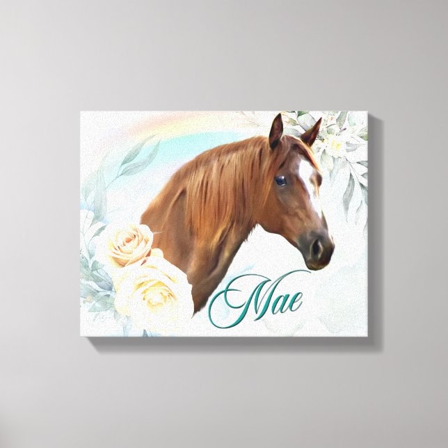 Anpassningsbar Nicole - Mae 11x14 Canvastryck (Framsida)