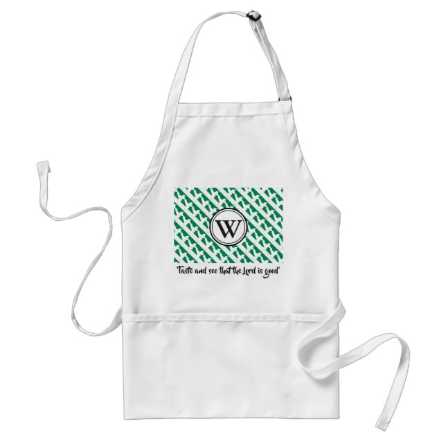Anpassningsbar NIGERIA Monogram Förkläde (Framsidan)