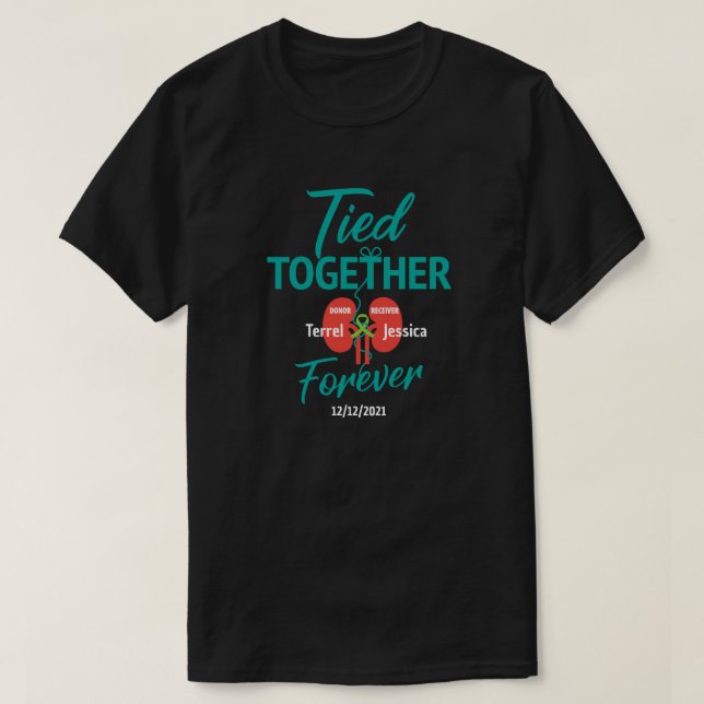 Anpassningsbar Njure Levande donator Transplant T- T Shirt (Design framsida)