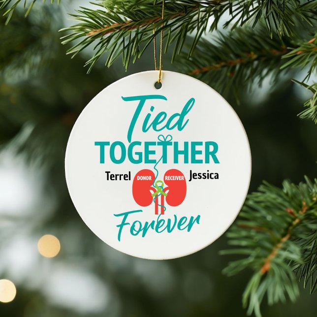 Anpassningsbar Njurlevande donatortransplantat T-s Julgransprydnad Keramik (Skapare uppladdad)