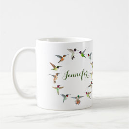 Anpassningsbar Nordamerikanska hummerfåglar Kaffemugg