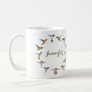 Anpassningsbar Nordamerikanska hummerfåglar Kaffemugg