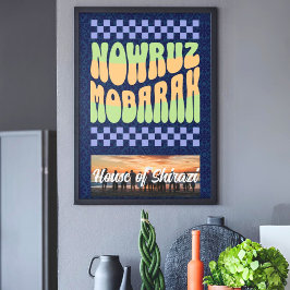 Anpassningsbar Noroz Irans nyårsåterförening Firan Poster
