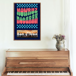 Anpassningsbar Noroz Irans nyårsåterförening Party Poster