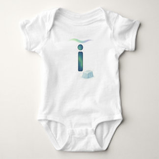 Anpassningsbar Norrskensbokstav I Isberg T Shirt