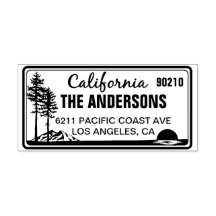 Anpassningsbar North California License Plate Adre