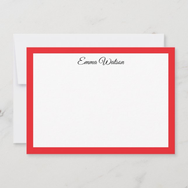 Anpassningsbar Note Card Anteckningskort (Framsida)