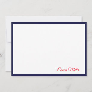Anpassningsbar Note Card Anteckningskort