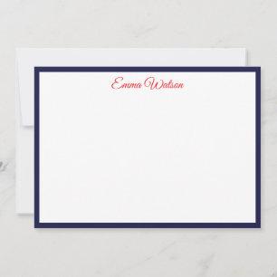 Anpassningsbar Note Card Anteckningskort