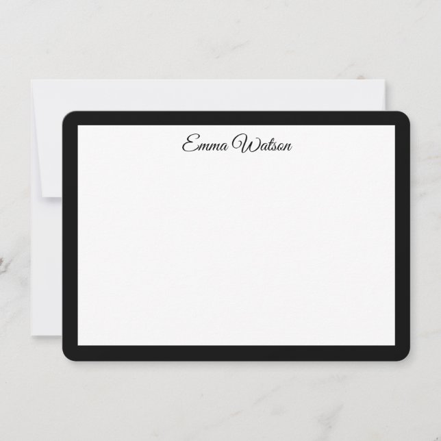 Anpassningsbar Note Card Anteckningskort (Framsida)
