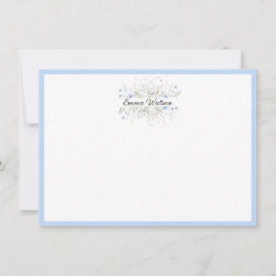 Anpassningsbar Note Card-Blommigt-Bouquet Anteckningskort