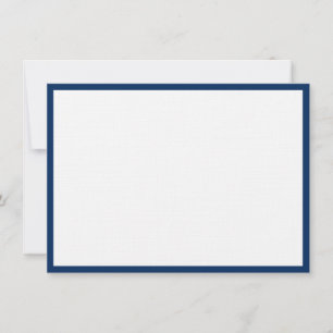 Anpassningsbar Note Card-Linen Papper Anteckningskort