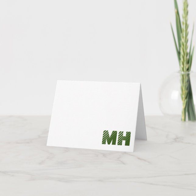 Anpassningsbar Note-kort Kort (Framsida)