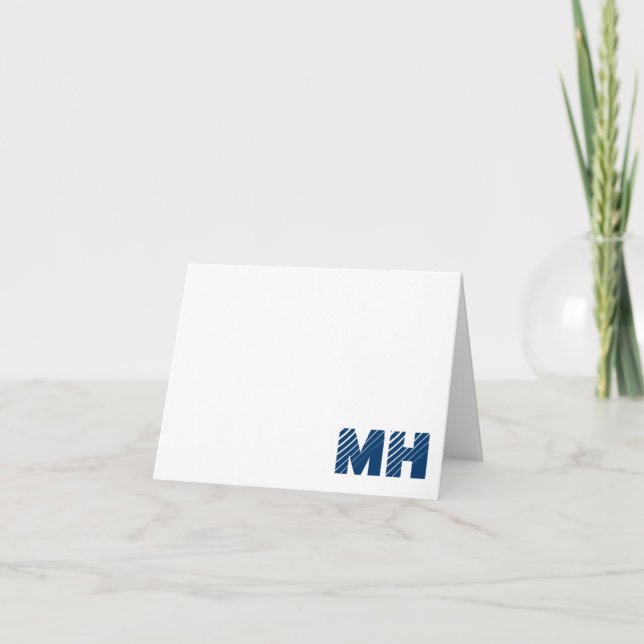 Anpassningsbar Note-kort Tack Kort (Framsida)