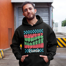 Anpassningsbar Nowruz Irans nyårsmatchning av fami Hoodie