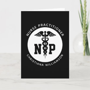 Anpassningsbar NP Nurse Practister Studenten Caduc Kort