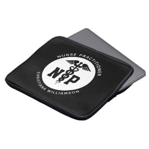 Anpassningsbar NP Nurse Practister Studenten Caduc Laptop Fodral