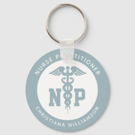 Anpassningsbar NP Nurse Practister Studenten Caduc Nyckelring