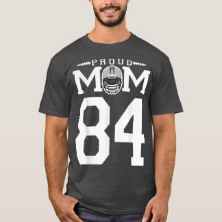 Anpassningsbar nr 84 Fotbollsspel Mamma Personlig T Shirt