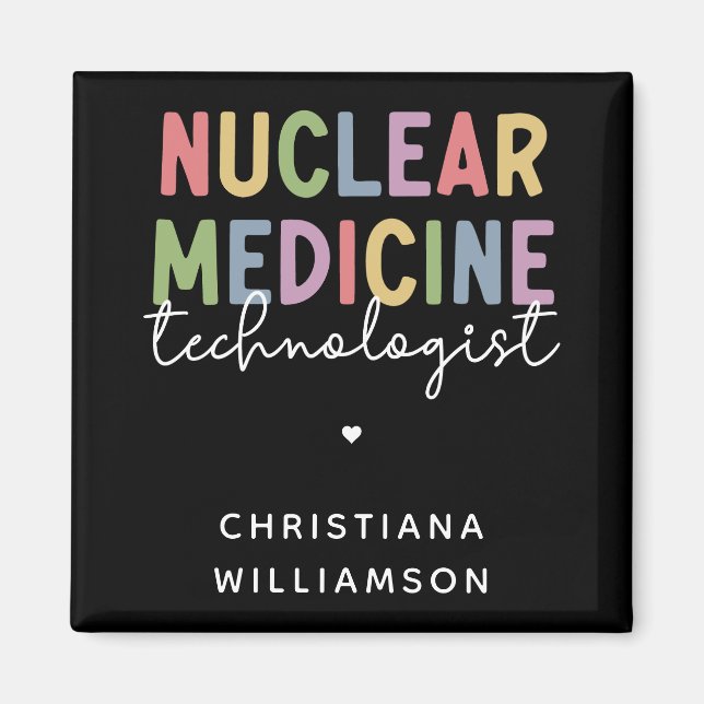 Anpassningsbar Nuclear Medicine Technolog CNMT-gåv Magnet (Framsidan)