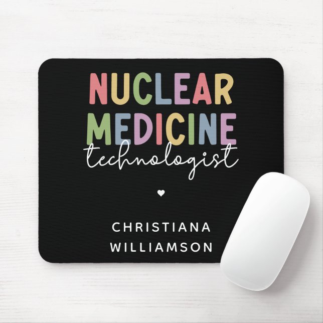 Anpassningsbar Nuclear Medicine Technolog CNMT-gåv Musmatta (Med mus)