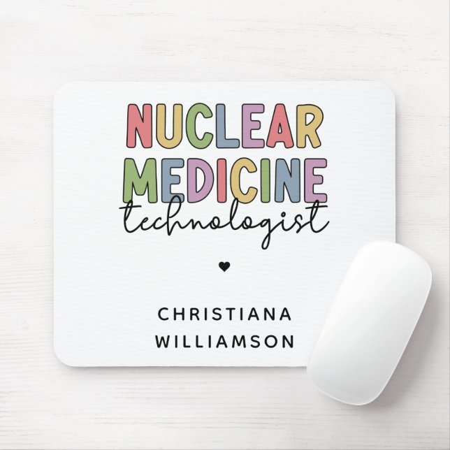 Anpassningsbar Nuclear Medicine Technolog CNMT-gåv Musmatta (Med mus)