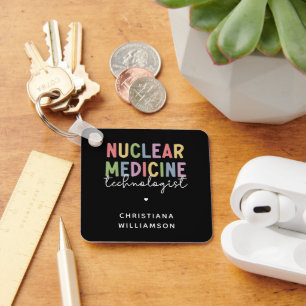 Anpassningsbar Nuclear Medicine Technolog CNMT-gåv Nyckelring