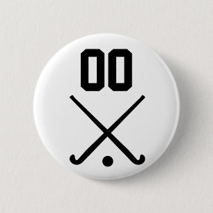 Anpassningsbar Number Team Fält Hockey Knapp