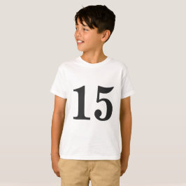 Anpassningsbar numrerade matcha familjskjortor för tee shirt